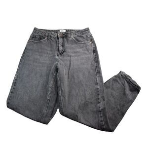 BDG Mom Jeans Faded Black Urban Outfitters No Holes School Work Size 28
